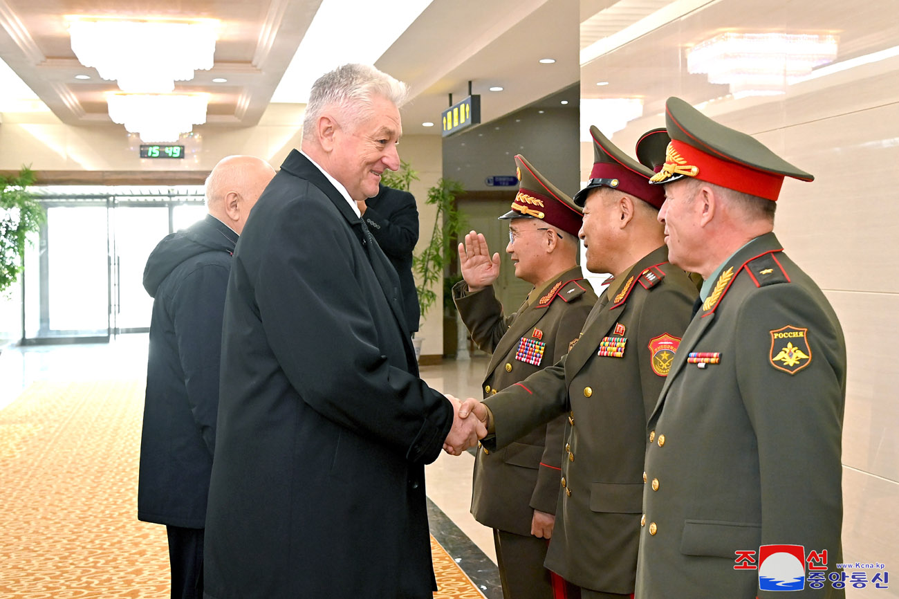 Delegation of Military Academy of General Staff of Armed Forces of Russian Federation here