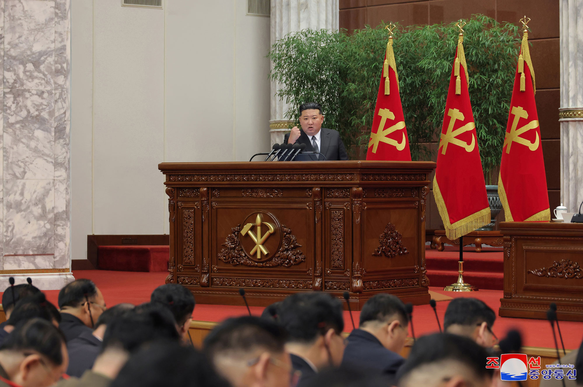 Report on Enlarged Meeting of Eleventh Plenary Meeting of Eighth Central Committee of WPK

 