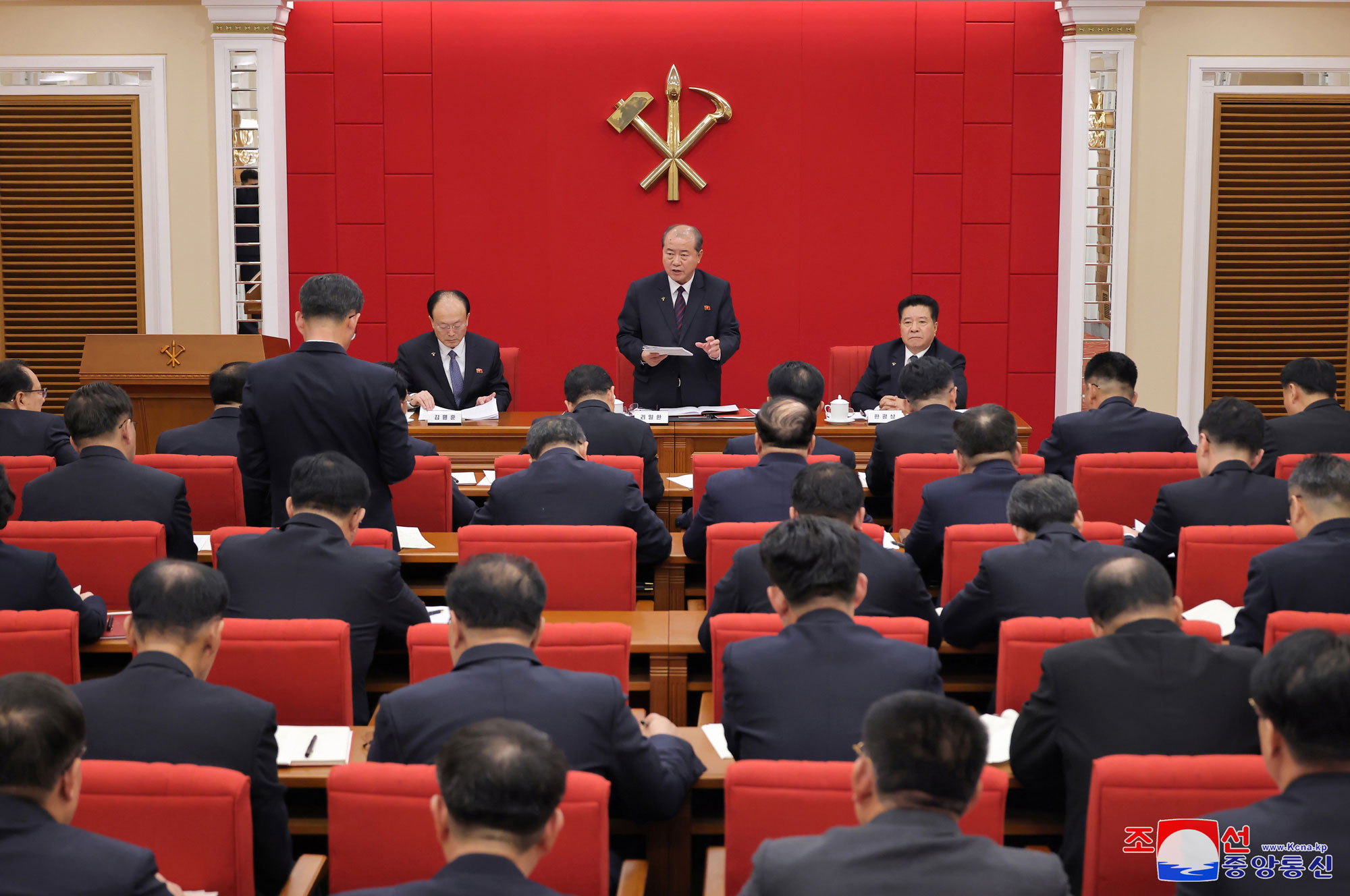 Report on Enlarged Meeting of Eleventh Plenary Meeting of Eighth Central Committee of WPK

 