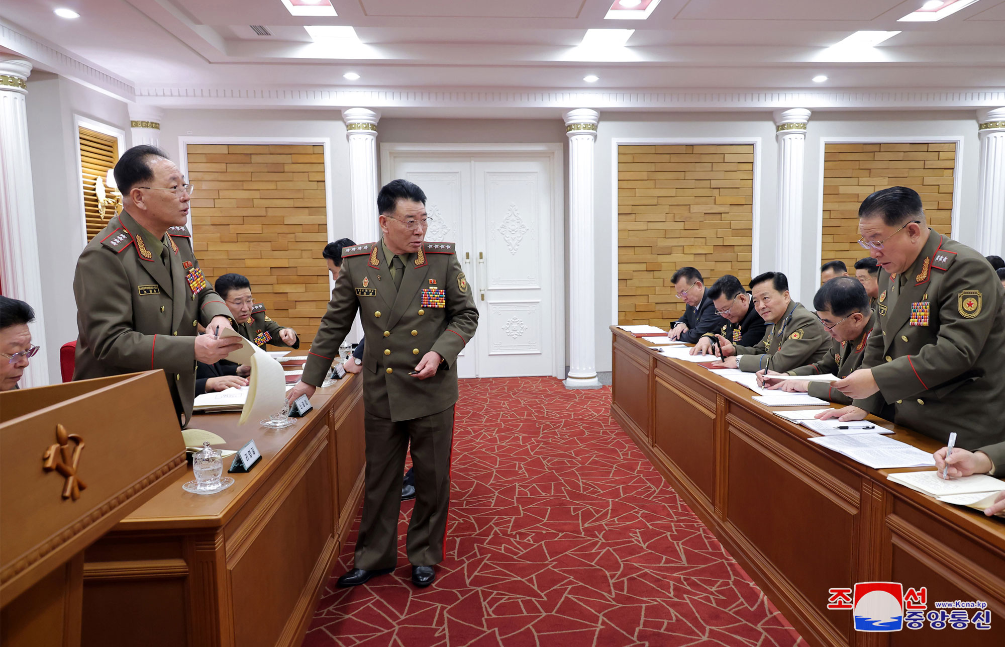 Report on Enlarged Meeting of Eleventh Plenary Meeting of Eighth Central Committee of WPK

 