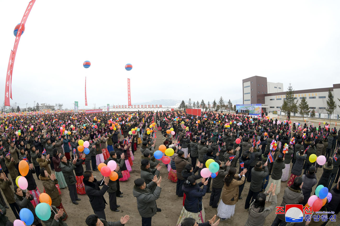 Regional-industry factories inaugurated in Kyongsong County