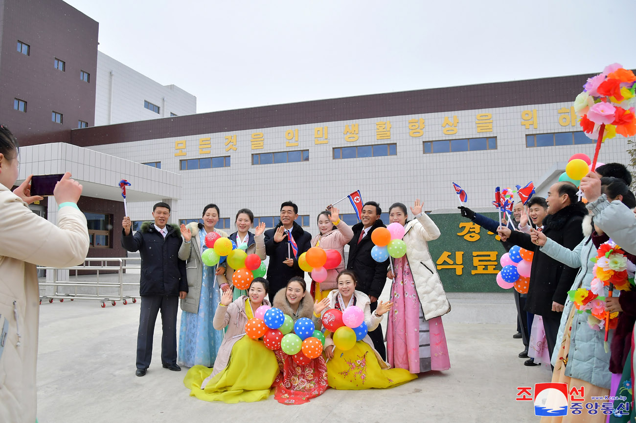 Regional-industry factories inaugurated in Kyongsong County