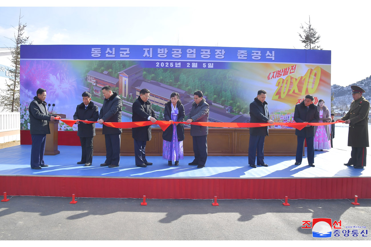 Regional-industry factories inaugurated in Tongsin County