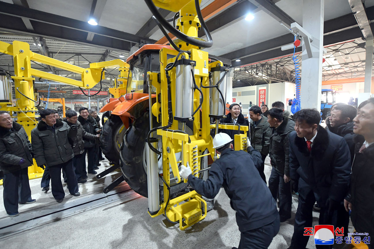 Second-stage project for remodelling Kumsong Tractor Factory inaugurated