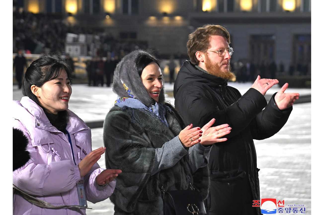 Evening gala held and fireworks set off