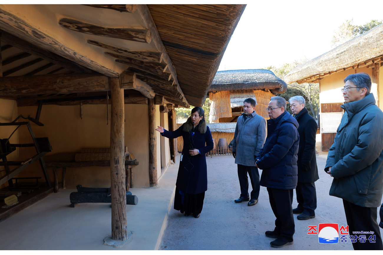 Congratulatory group of Koreans in Japan visits Mangyongdae