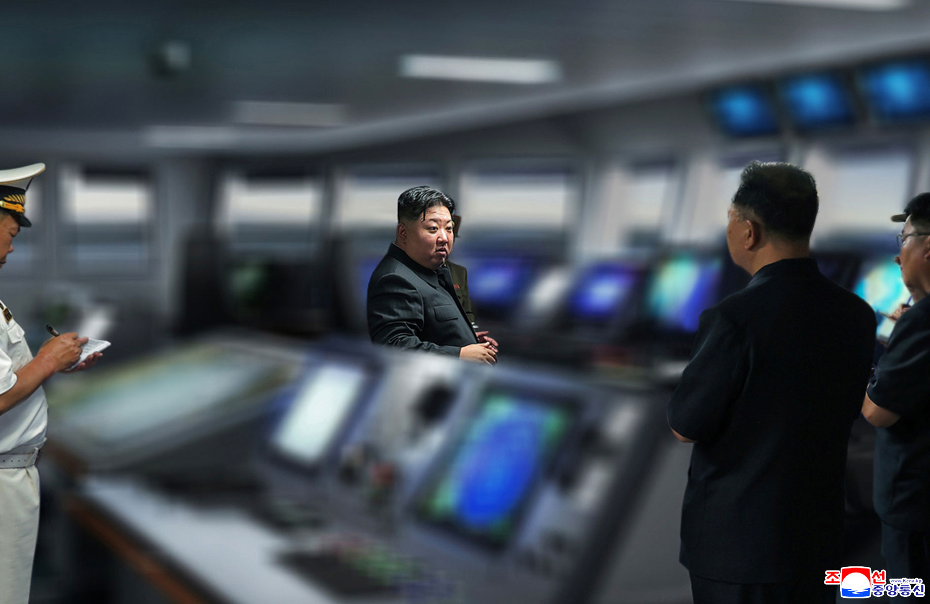 Respected Comrade Kim Jong Un visits Destroyer "Choe Hyon" and learns about training and life of sailors