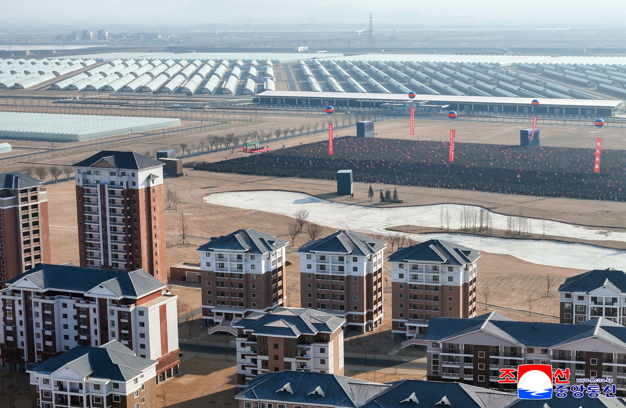 新义州温室综合农场竣工典礼隆重举行