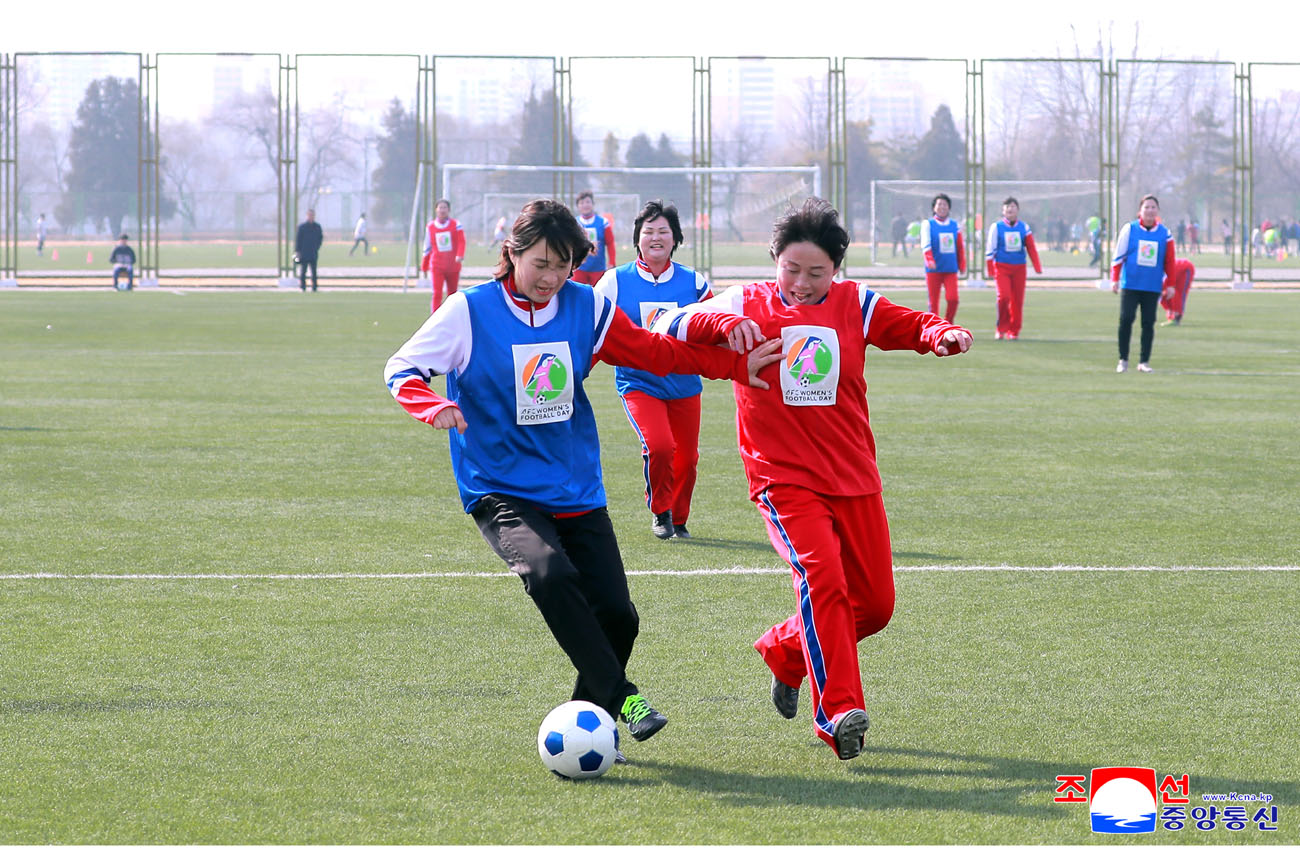 Veranstaltung zum „Tag des Frauenfußballs des
Asiatischen Fußballverbandes“