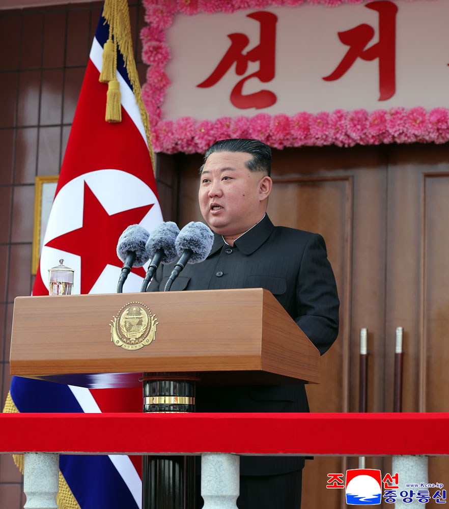 金正恩同志对天圣青年煤矿工人和干部的讲话