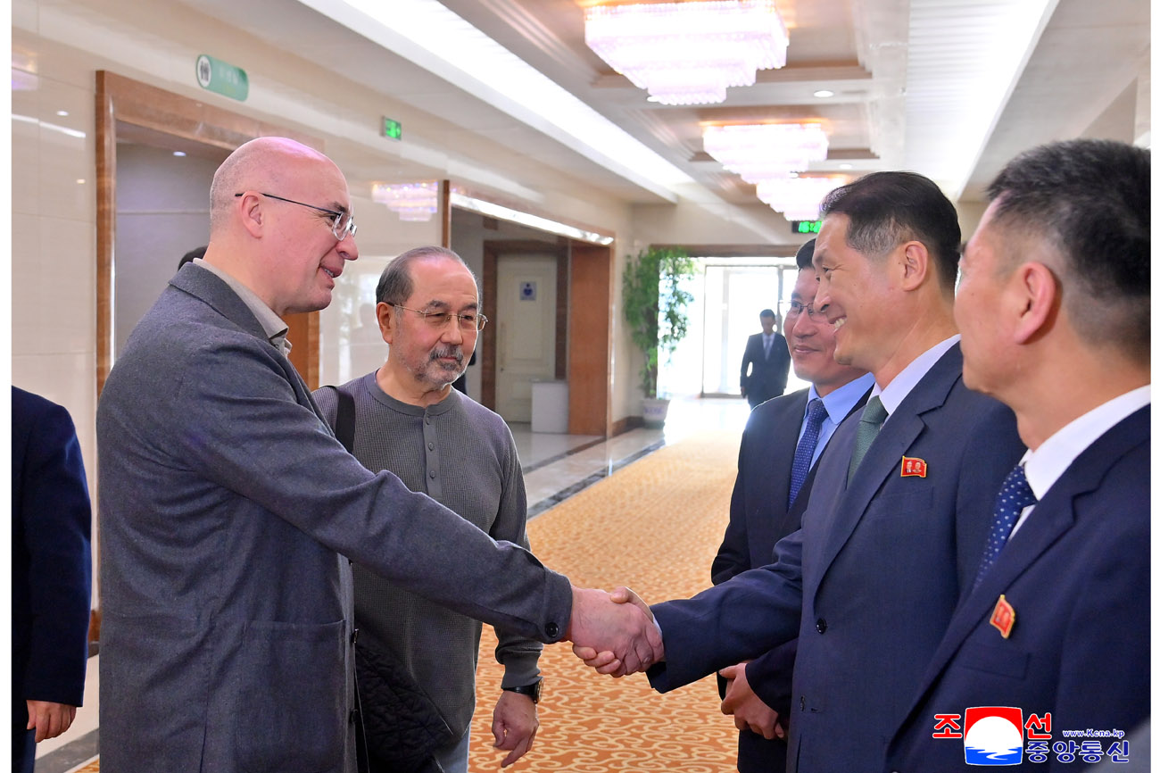 Delegation of TASS of Russia here