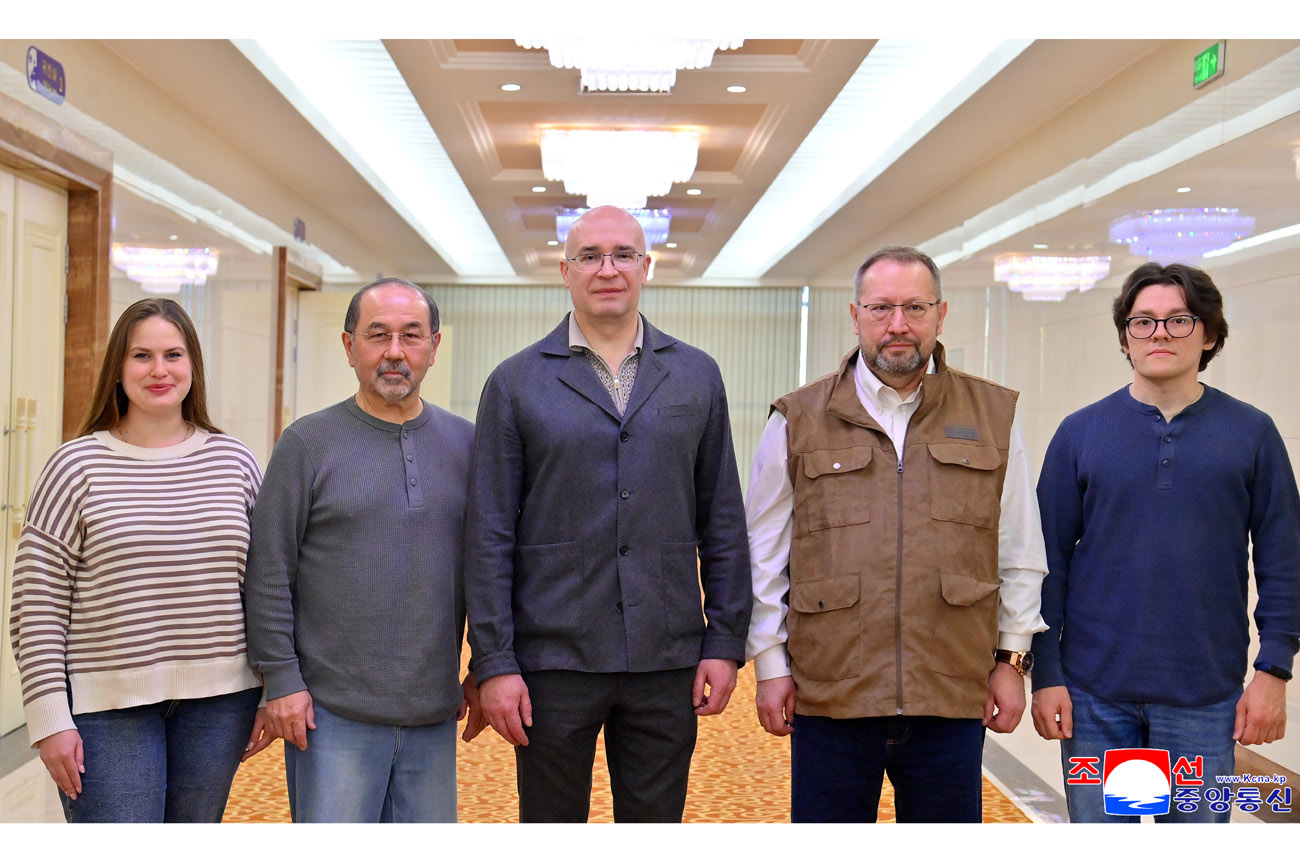 Delegation of TASS of Russia here