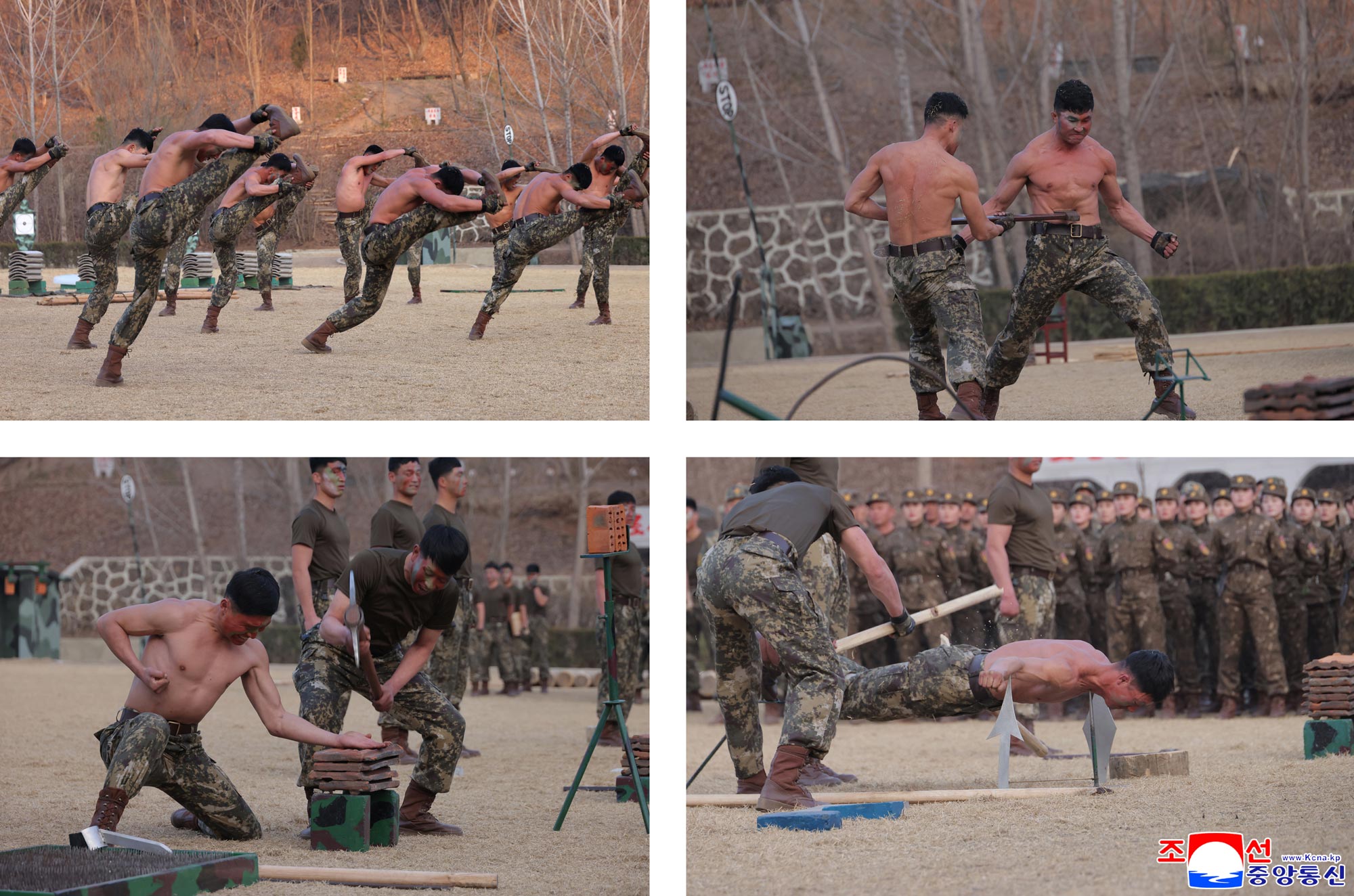 Уважаемый товарищ Ким Чен Ын ознакомился с тренировкой подразделений спецназа КНА всех ступеней