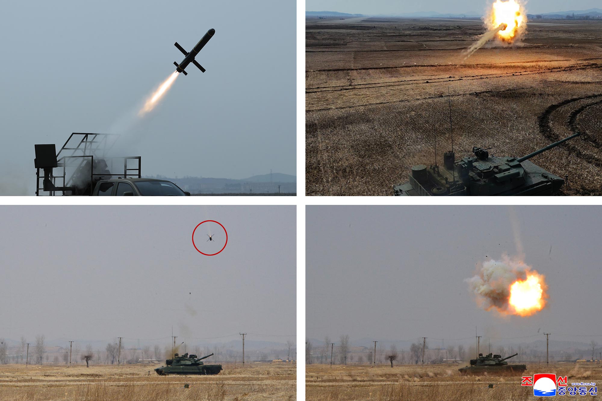 Уважаемый товарищ Ким Чен Ын наблюдал за испытанием, организованным Институтом бронетехники Академии национальной обороны